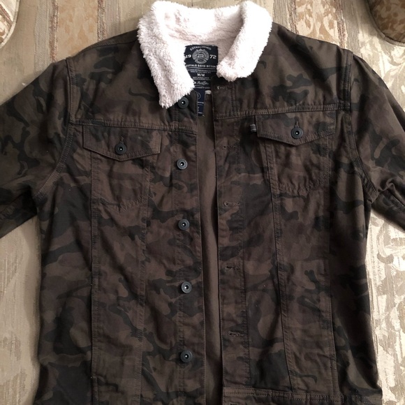 Mens Buffalo David Bitton Camo Jacket 